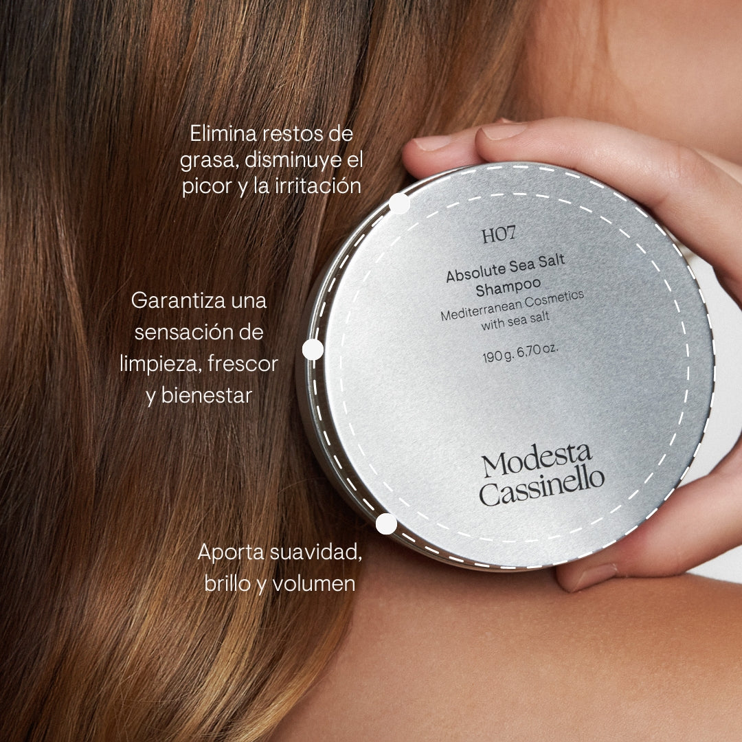 Pack Hair Boost + H07: Hair Boost 30 cápsulas + Champú con sal marina 190 g