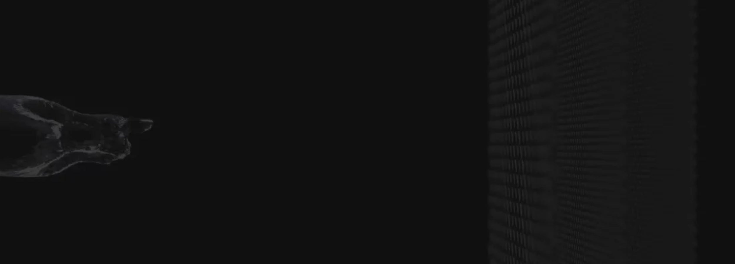 Filtro de ducha de Modesta Cassinello sobre fondo negro con detalle de diseño