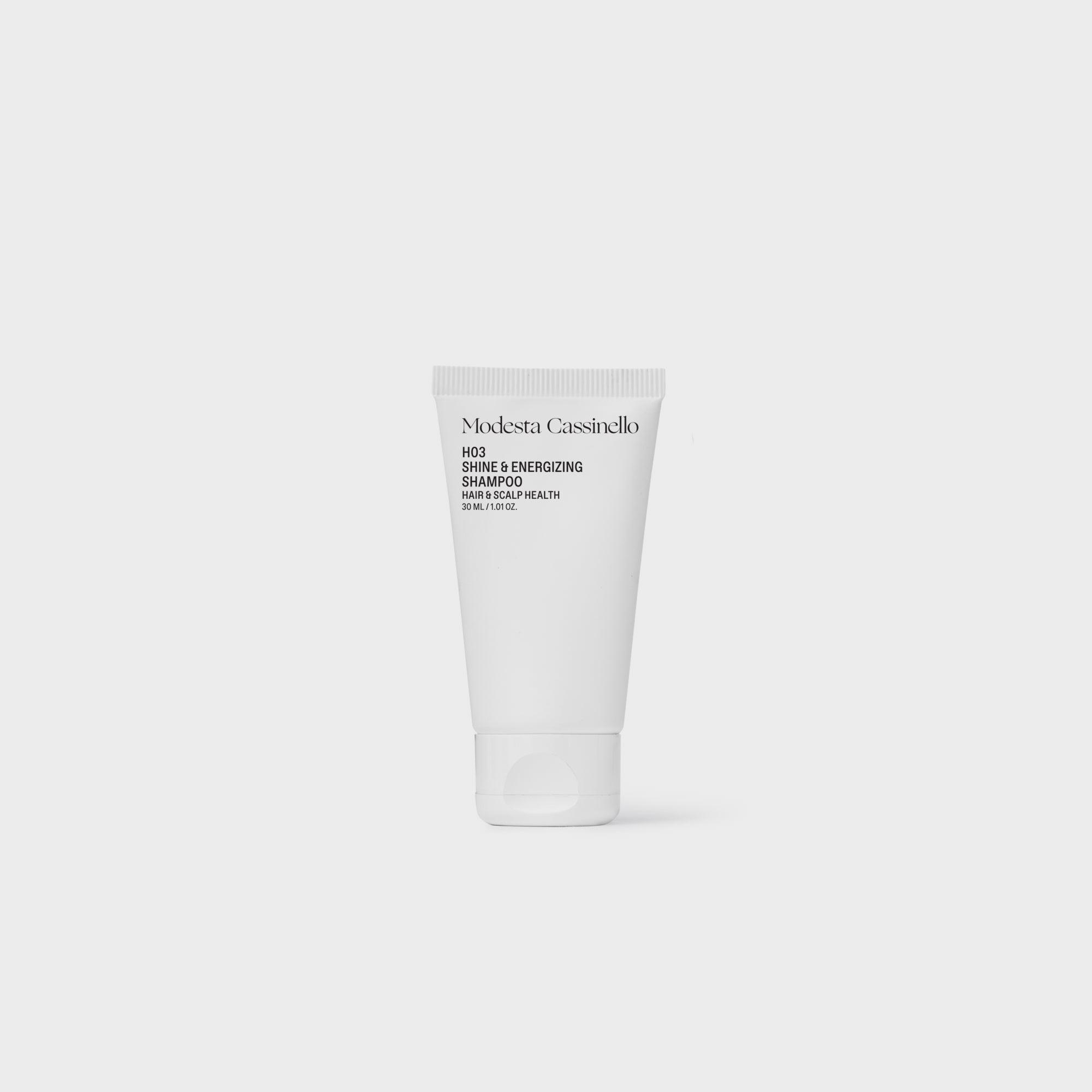 H03 Champú brillo y vitalidad - Formato viaje 30 ml