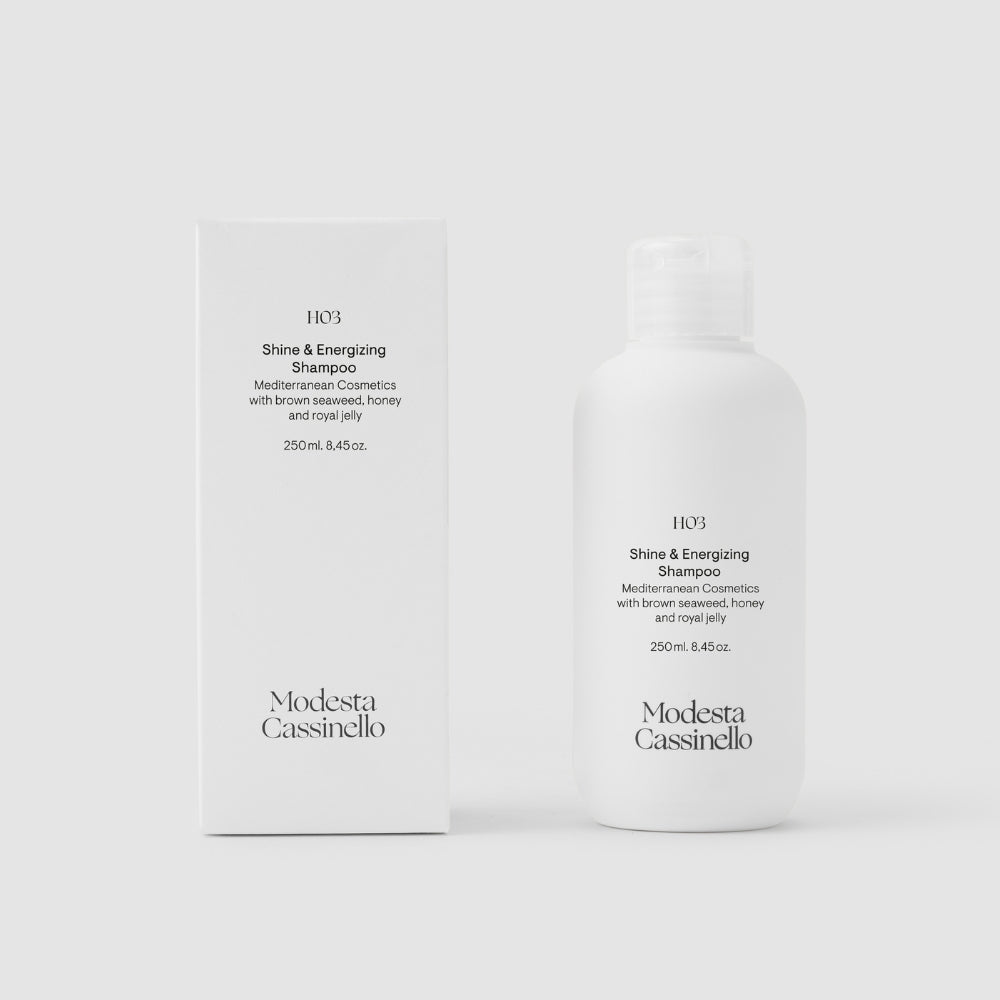 Champú brillo para cabellos apagados
