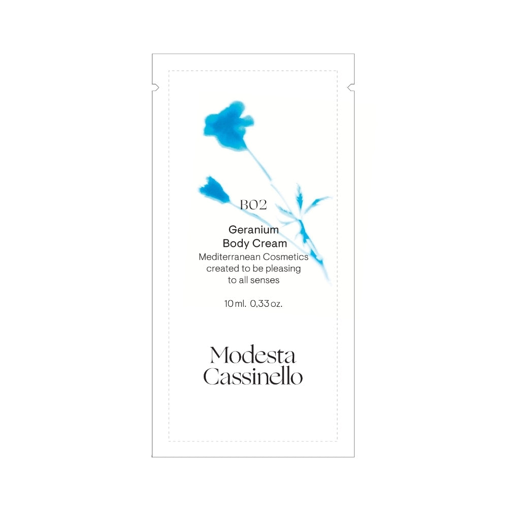 Sachet crema corporal
