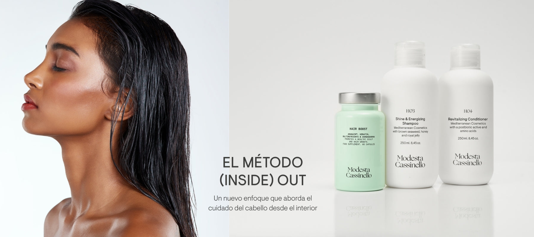 Enfoque método inside out, cuidado del cabello desde el interior